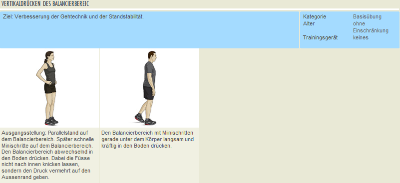 Vertikal drücken
